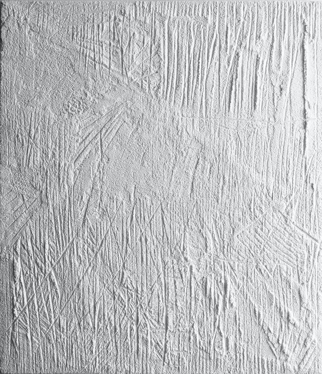 DME, contemporary abstract painting by Alexis Toublanc characterized by dense textures, subtle contrasts and an experimental approach to abstraction