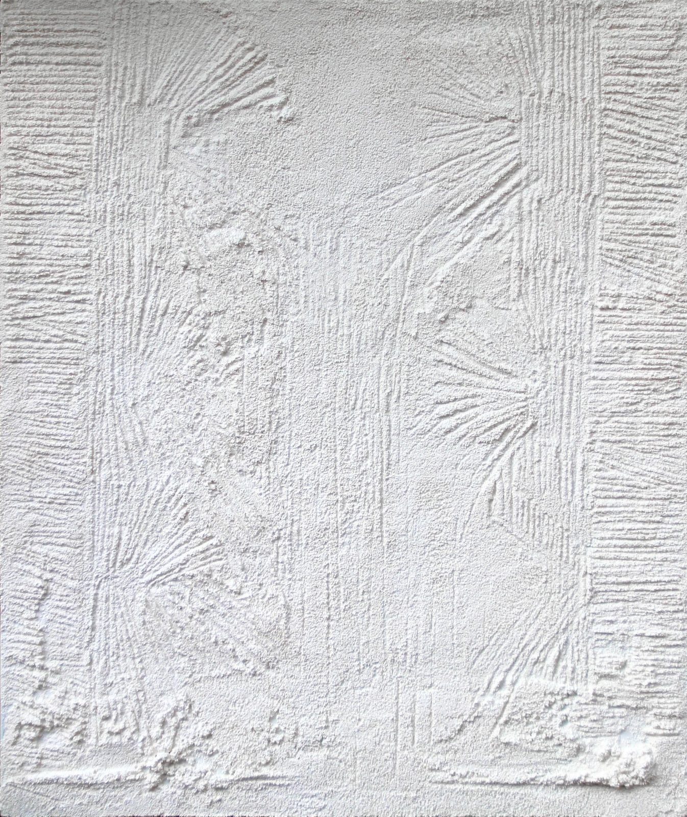 Will it shine bright?, contemporary mixed media painting by Alexis Toublanc evoking the sensation of a sky about to clear